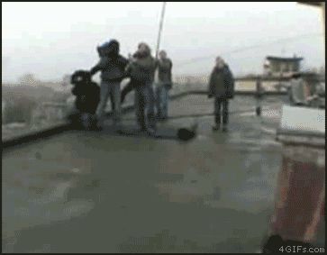Прыжок с 8-го этажа