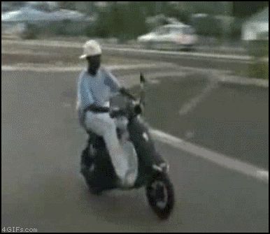 Врезался в ограждение
