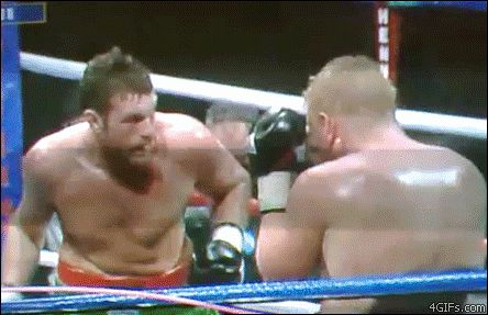 Ударил самого себя
