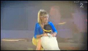 Ужасное падение на льду