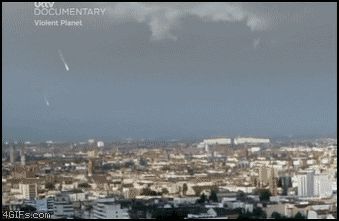 Падение метеоритов