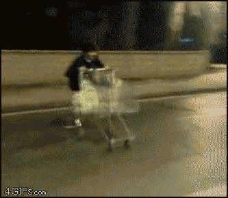 Езда на товарной коляске