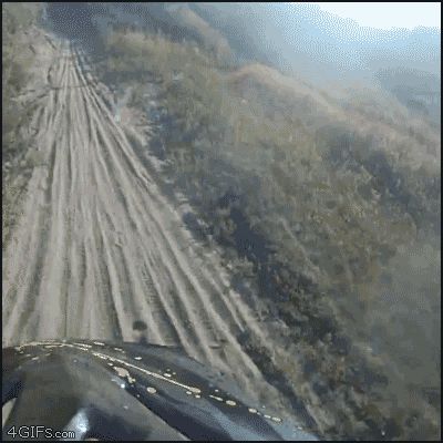 Приземлился на девушку