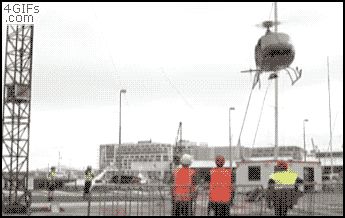 Плачевная авария вертолёта