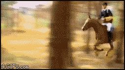 Не захотела прыгать
