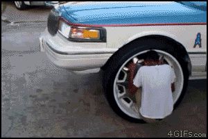 Езда в колесе