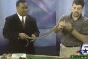 Испуганный ведущий