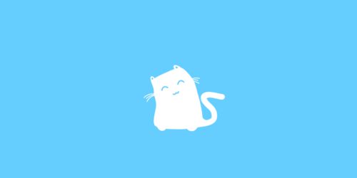 Приятная анимация с котёнком