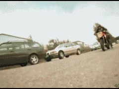 Прокатился на спине