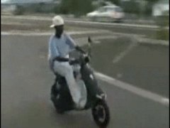 Врезался в ограждение