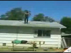 Скатился с крыши