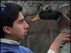 Схватил за нос