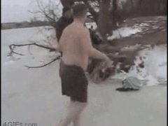 Падение на льду