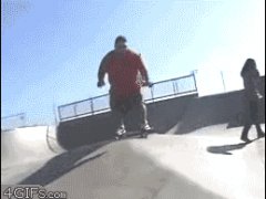 Растянулся на шпагат
