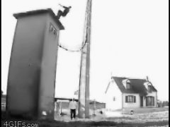 Прыжок с огромной высоты