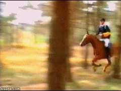 Застрял за дерево