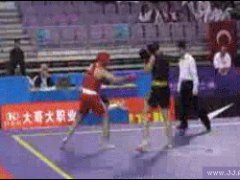 Улетел с одного удара