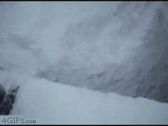 Прыжки в сугробы