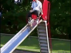 Лицом об горку
