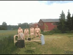 Финская баня с вениками