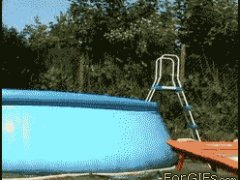 Не долетел до бассейна