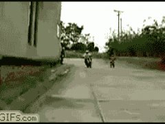 Профи на мотоцикле