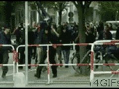 Удар во время прыжка