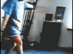 Кошка получила случайный удар