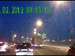 Электровзрыв рядом с дорогой