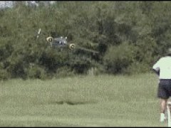 Увернулся от самодельного самолёта