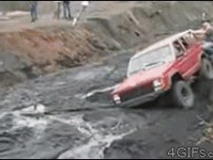 Болезненное вытаскивание из грязи