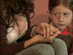 Засмотрелся на грудь