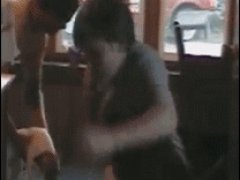 Бег на скользком полу