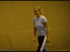 Сиськастая спортсменка