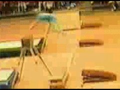 Массовое падение в спорте