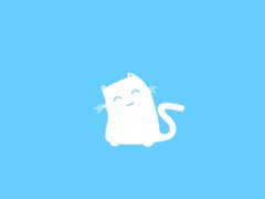 Приятная анимация с котёнком