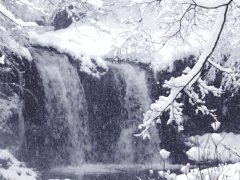 Водопад зимой