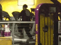 Танец на беговой дорожке