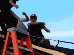 360 градусов на водной горке