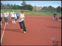 Не допрыгнула немного