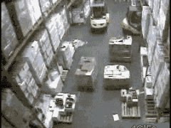 Крушение на складе водки