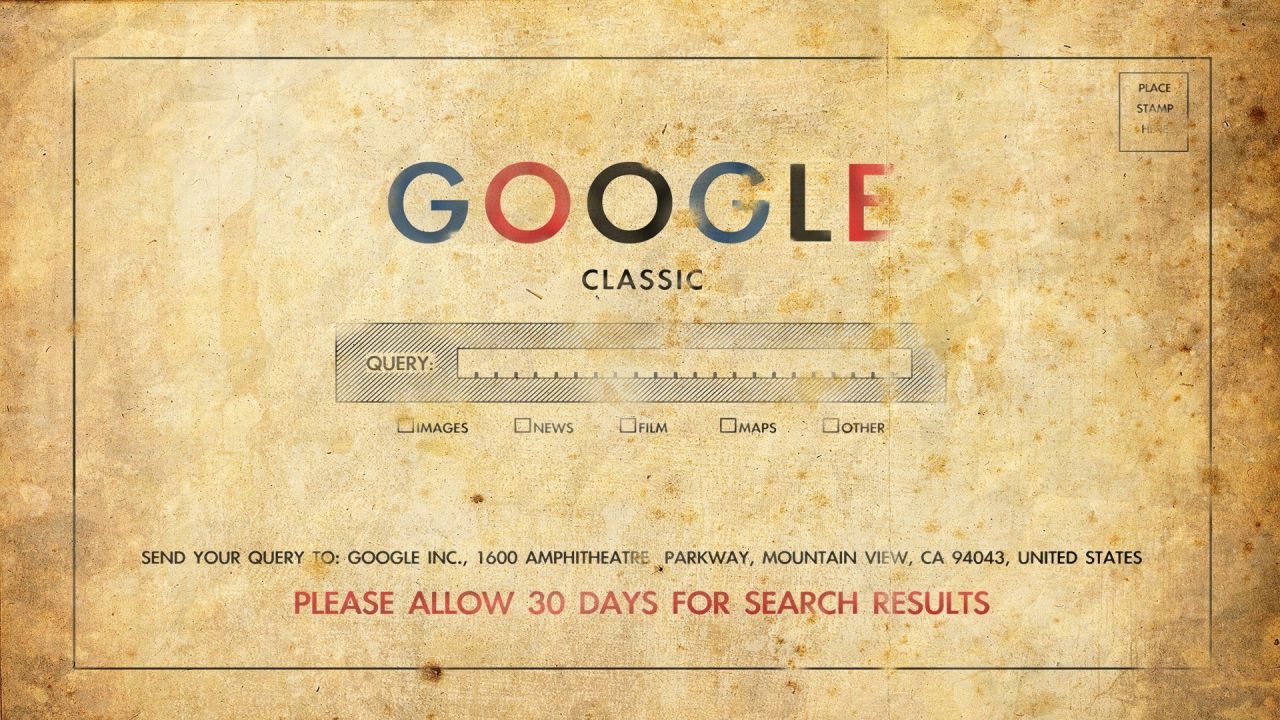 Старинный Google