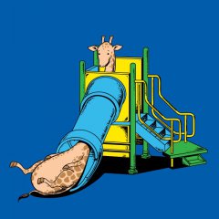 Печальный жираф