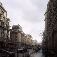 Пасмурная улица