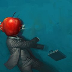 В яблочко