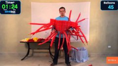 Костюм железного человека из шариков