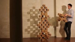 Ghostcube - трансформирующиеся кубы из дерева