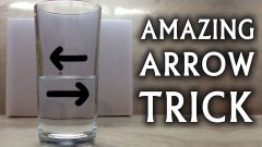 Простая иллюзия со стаканом воды